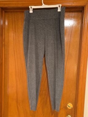 Nine West Gray High-Rise Ponte Knit Leggings